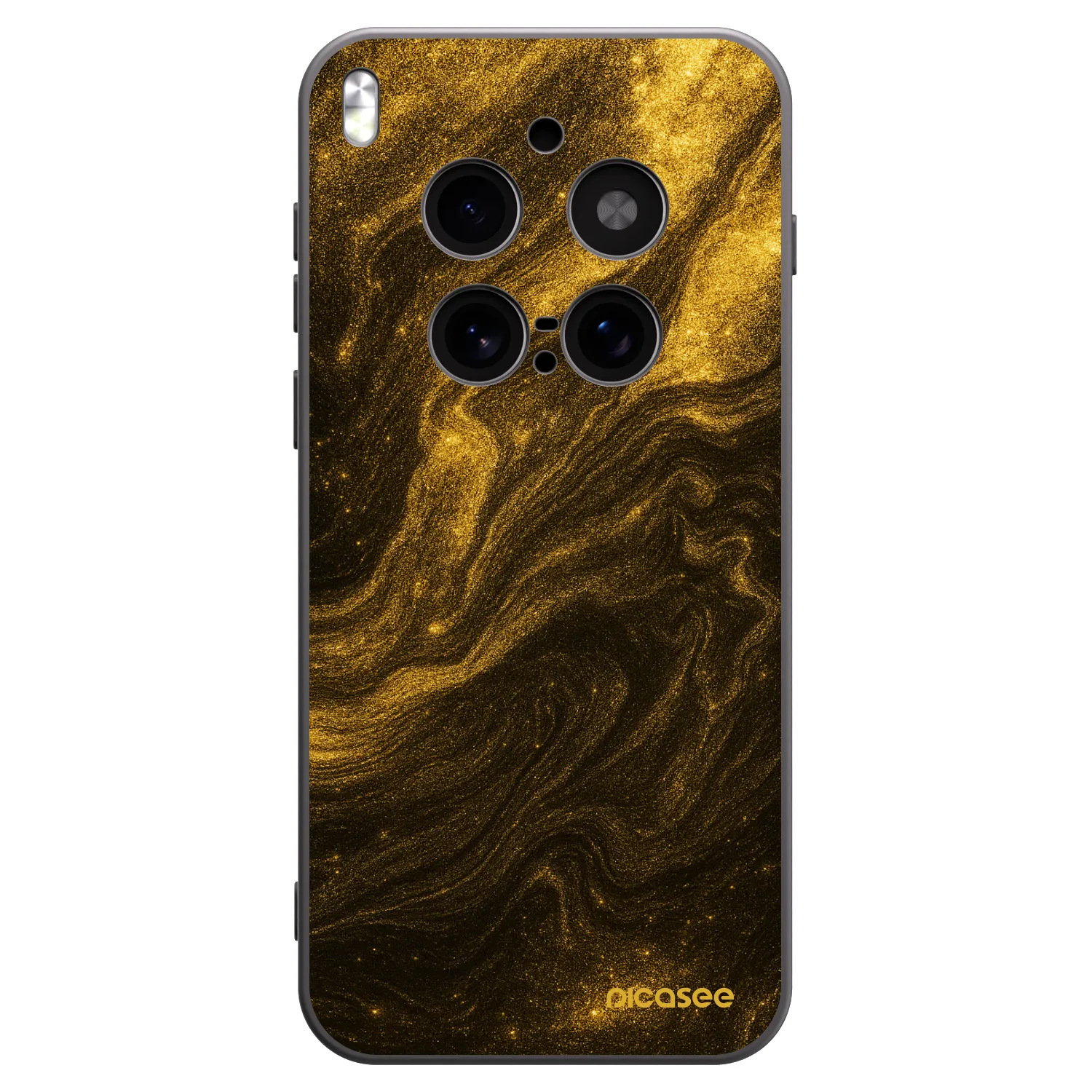 Picasee silikonski črni ovitek za Vivo X300 Pro - Black
