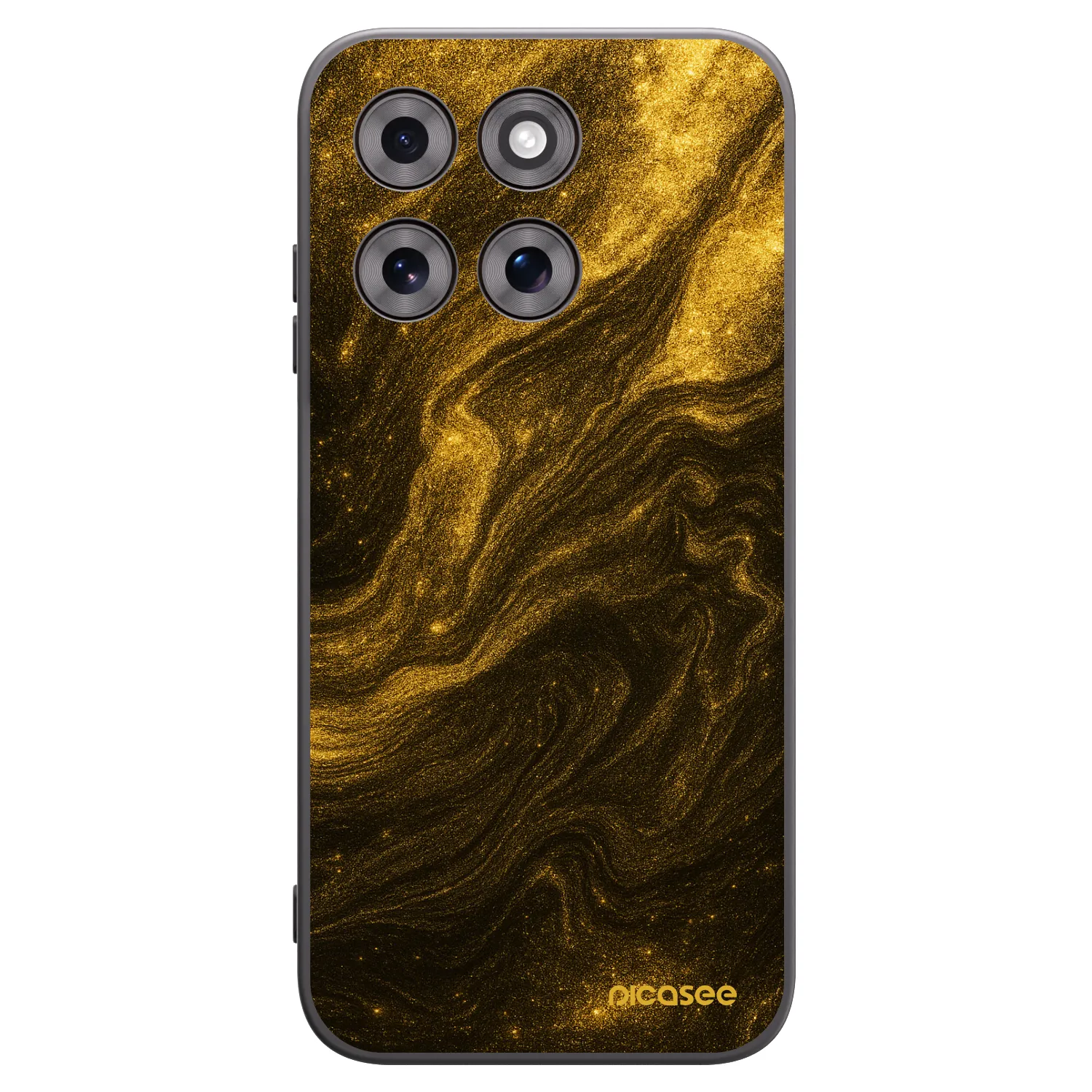 Picasee silikonski črni ovitek za Motorola Moto G77 - Black