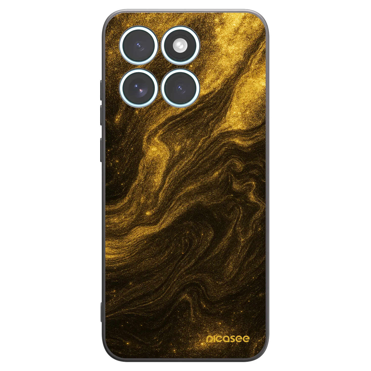 Picasee silikonski črni ovitek za Motorola Edge 70 Fusion - Black