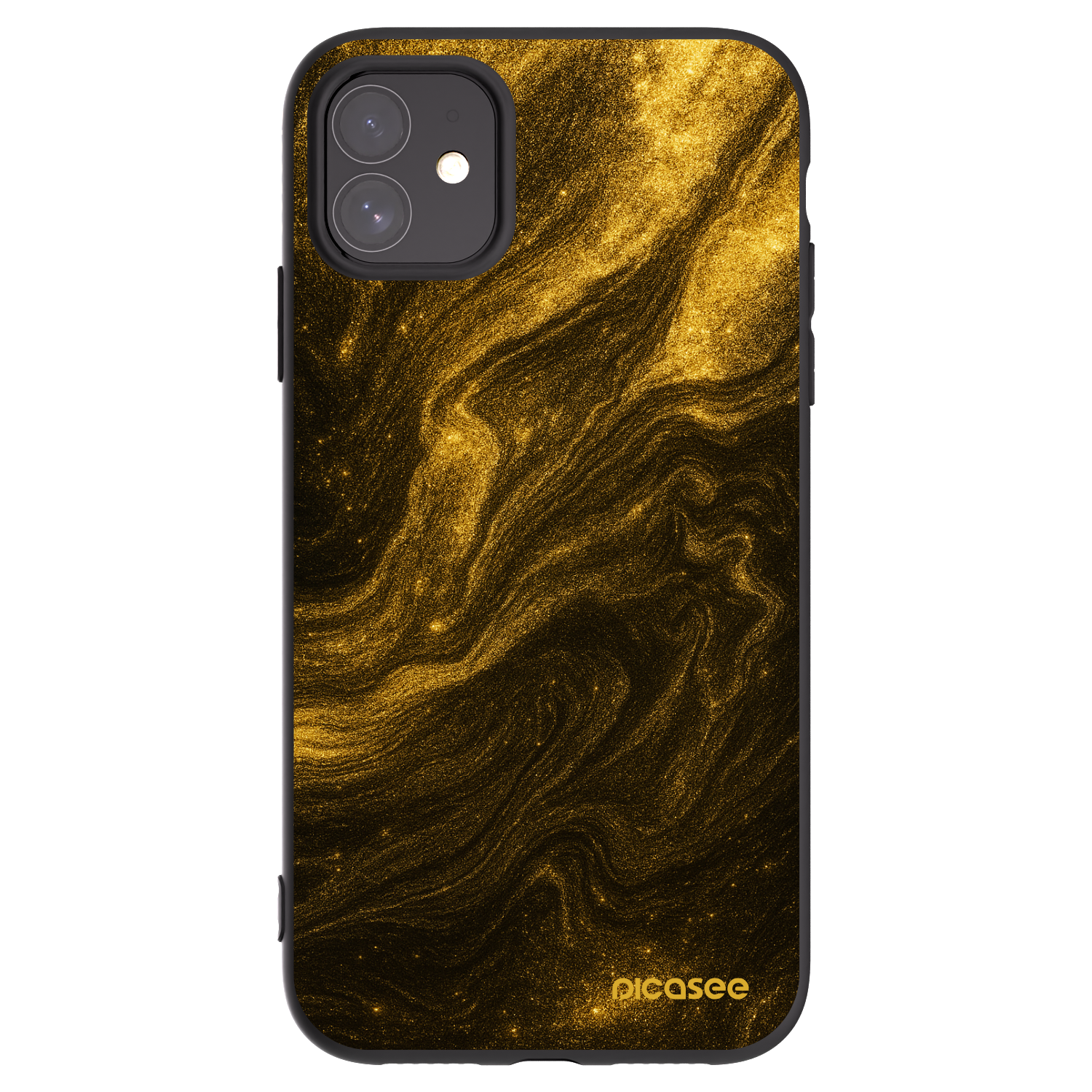 Picasee silikonski črni ovitek za Apple iPhone 11 - Black