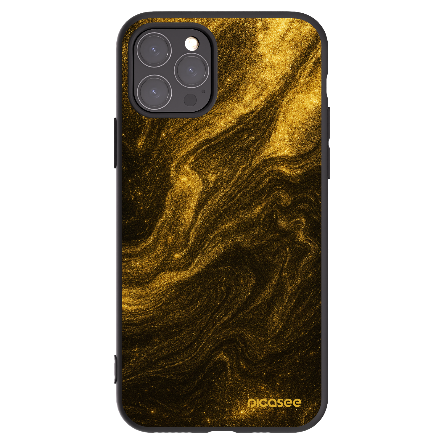 Picasee silikonski črni ovitek za Apple iPhone 11 Pro - Black