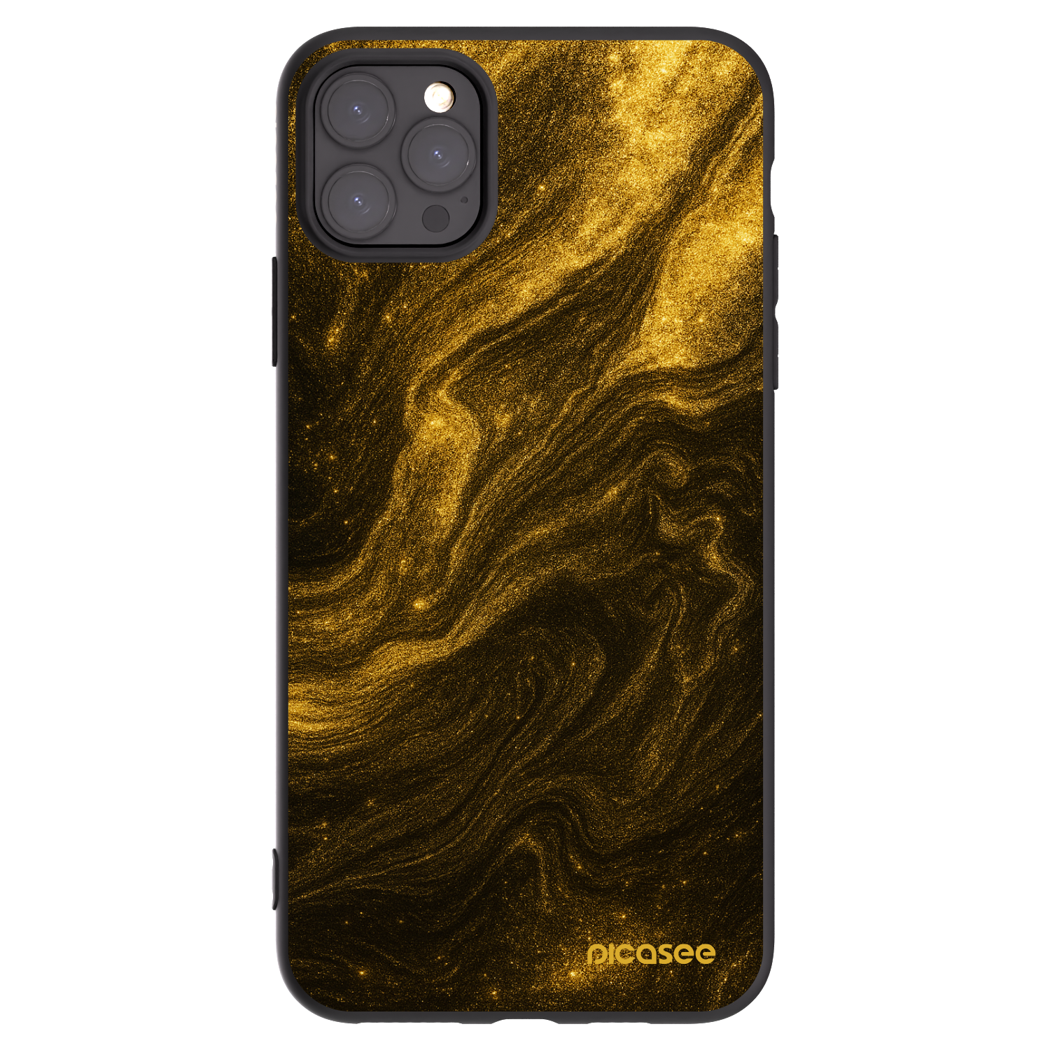 Picasee silikonski črni ovitek za Apple iPhone 11 Pro Max - Black
