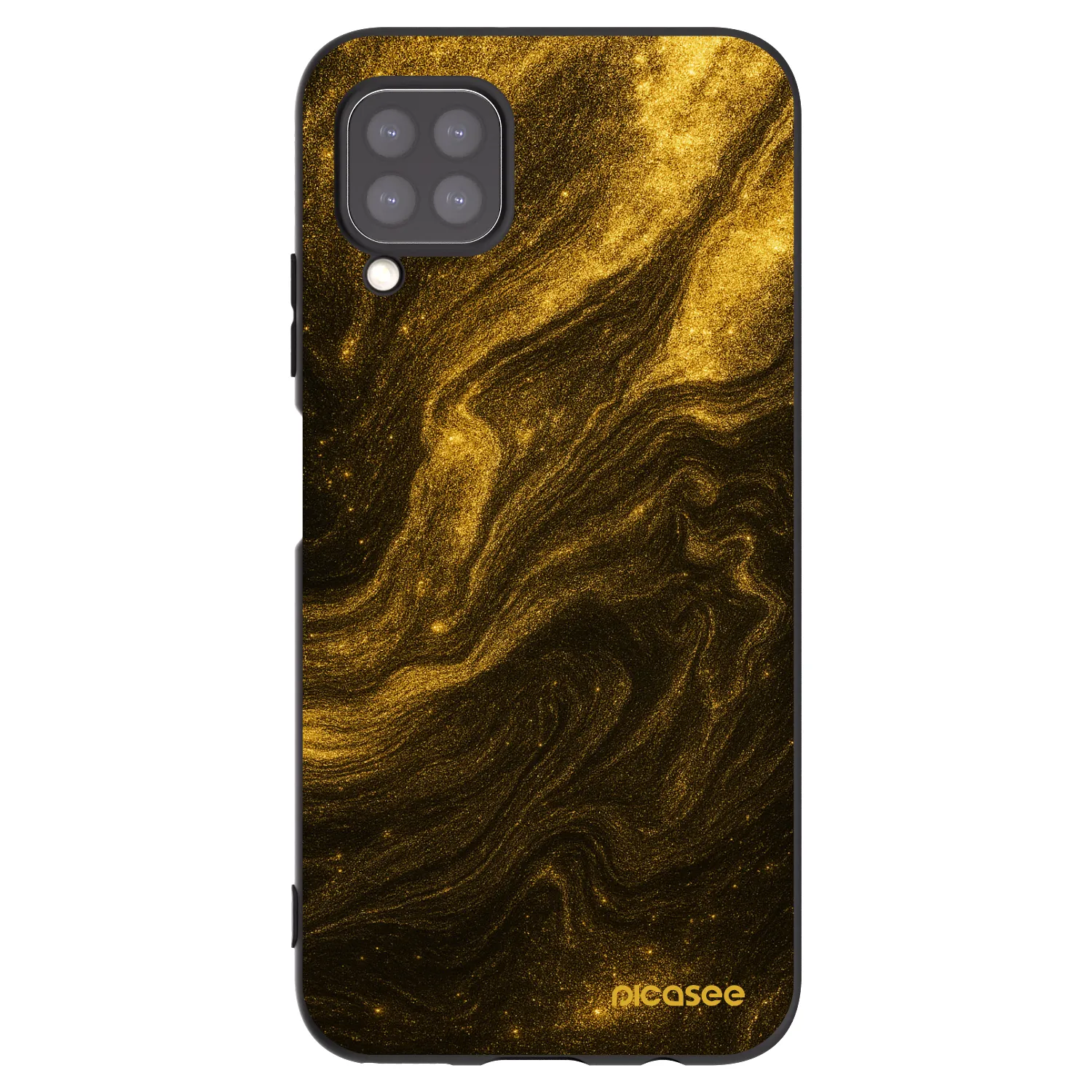 Picasee silikonski črni ovitek za Huawei P40 Lite - Black