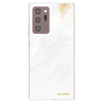 Picasee silikonski prozorni ovitek za Samsung Galaxy Note 20 Ultra - White