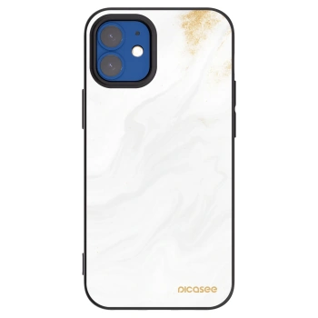 Picasee silikonski črni ovitek za Apple iPhone 12 mini - White
