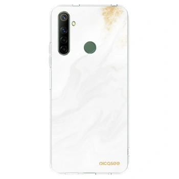 Picasee silikonski prozorni ovitek za Realme 6i - White
