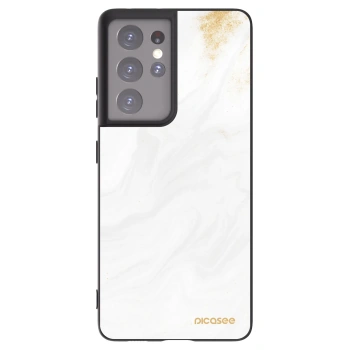 Picasee silikonski črni ovitek za Samsung Galaxy S21 Ultra 5G G998B - White
