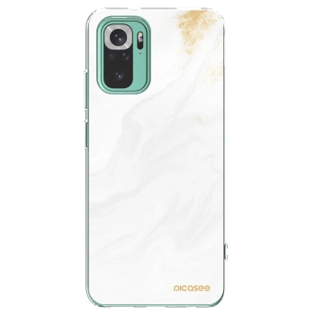 Picasee silikonski prozorni ovitek za Xiaomi Redmi Note 10 Pro - White