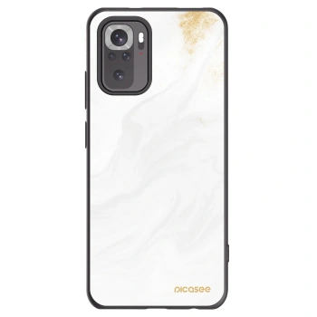 Picasee silikonski črni ovitek za Xiaomi Redmi Note 10S - White