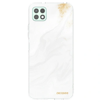 Picasee silikonski prozorni ovitek za Samsung Galaxy A22 A226B 5G - White