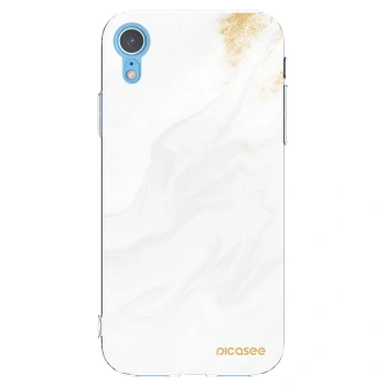Picasee silikonski prozorni ovitek za Apple iPhone XR - White
