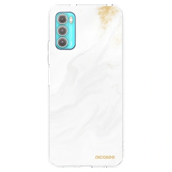 Picasee silikonski prozorni ovitek za Motorola Moto G60 - White