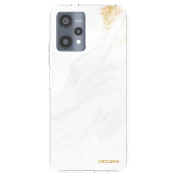 Picasee silikonski prozorni ovitek za Realme 9 Pro 5G - White