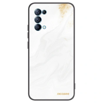 Picasee silikonski črni ovitek za OPPO Reno 5 5G - White