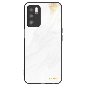 Picasee silikonski črni ovitek za OPPO A16 - White