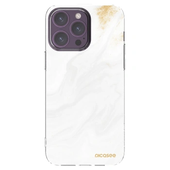 Picasee silikonski prozorni ovitek za Apple iPhone 14 Pro Max - White