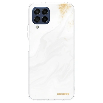 Picasee silikonski prozorni ovitek za Samsung Galaxy M53 5G - White