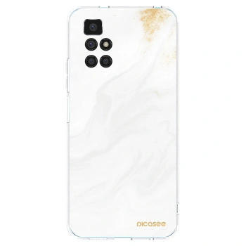 Picasee silikonski prozorni ovitek za Xiaomi Redmi 10 (2022) - White
