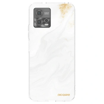 Picasee silikonski prozorni ovitek za Motorola Moto G72 - White