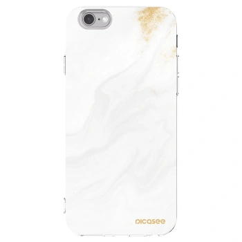 Picasee silikonski prozorni ovitek za Apple iPhone 6/6S - White