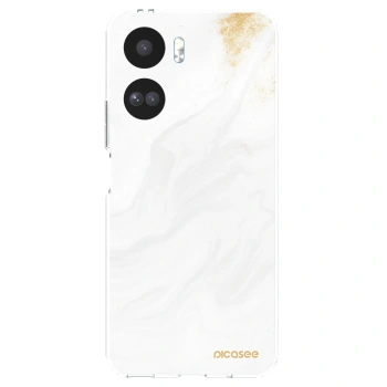 Picasee silikonski prozorni ovitek za Honor 90 Lite 5G - White