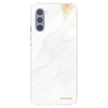 Picasee silikonski prozorni ovitek za Motorola Moto G62 - White