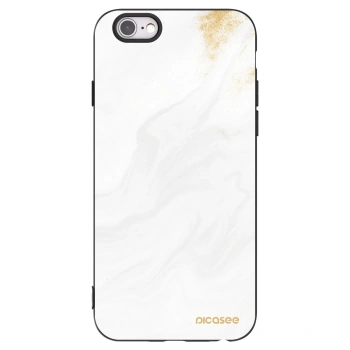 Picasee silikonski črni ovitek za Apple iPhone 6/6S - White