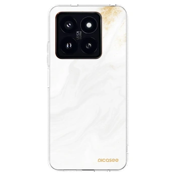 Picasee silikonski prozorni ovitek za Xiaomi 14 Pro - White