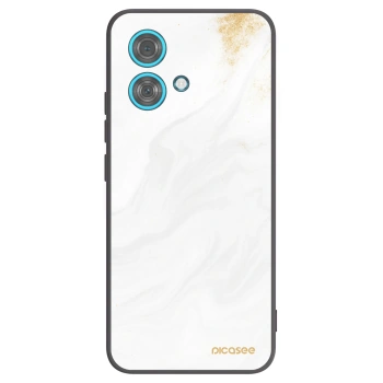 Picasee silikonski črni ovitek za Motorola Edge 40 Neo - White