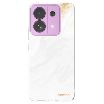 Picasee silikonski prozorni ovitek za Xiaomi Redmi Note 13 Pro 5G - White