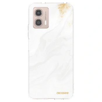 Picasee silikonski prozorni ovitek za Motorola Moto G53 5G - White