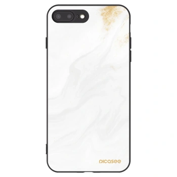 Picasee silikonski črni ovitek za Apple iPhone 7 Plus - White