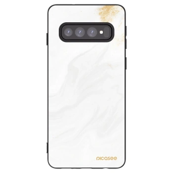 Picasee silikonski črni ovitek za Samsung Galaxy S10 G973 - White