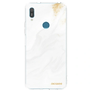 Picasee silikonski prozorni ovitek za Huawei Y6 2019 - White