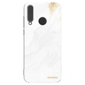 Picasee silikonski prozorni ovitek za Honor 20 Lite - White
