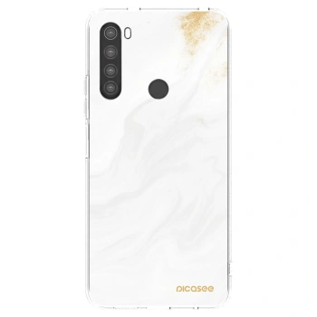 Picasee silikonski prozorni ovitek za Xiaomi Redmi Note 8 - White