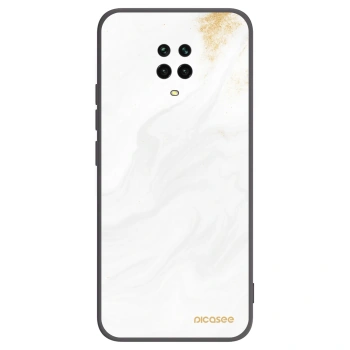 Picasee silikonski črni ovitek za Xiaomi Redmi Note 9 Pro - White