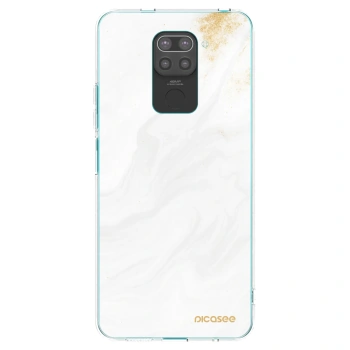 Picasee silikonski črni ovitek za Xiaomi Redmi Note 9 - White