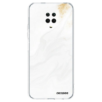 Picasee silikonski prozorni ovitek za Xiaomi Redmi Note 9S - White