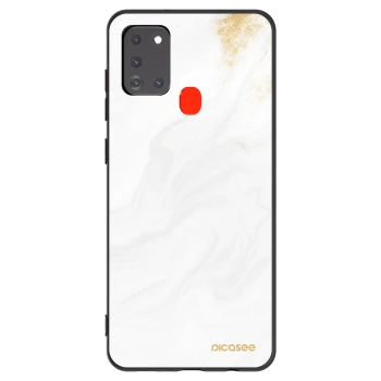 Picasee silikonski črni ovitek za Samsung Galaxy A21s - White