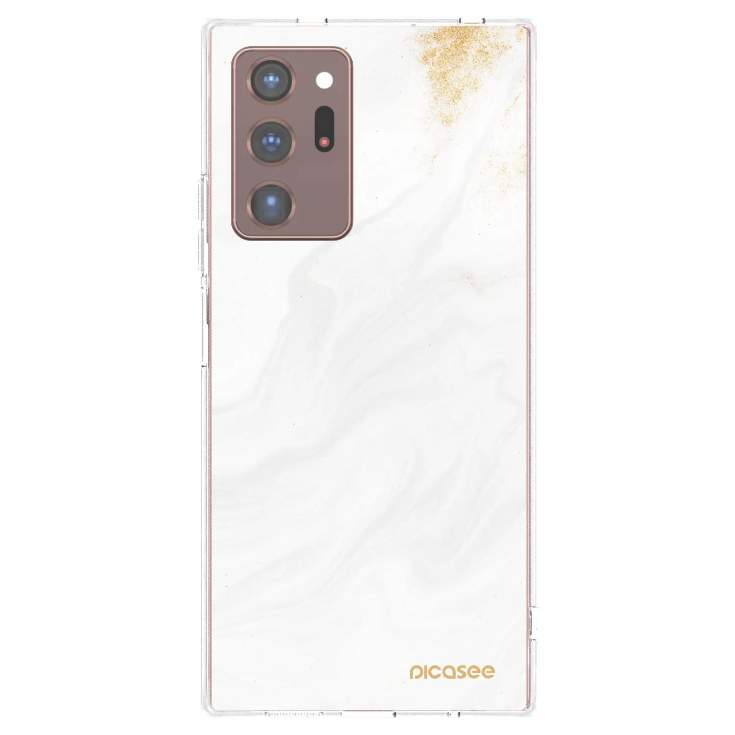 Picasee silikonski prozorni ovitek za Samsung Galaxy Note 20 Ultra - White