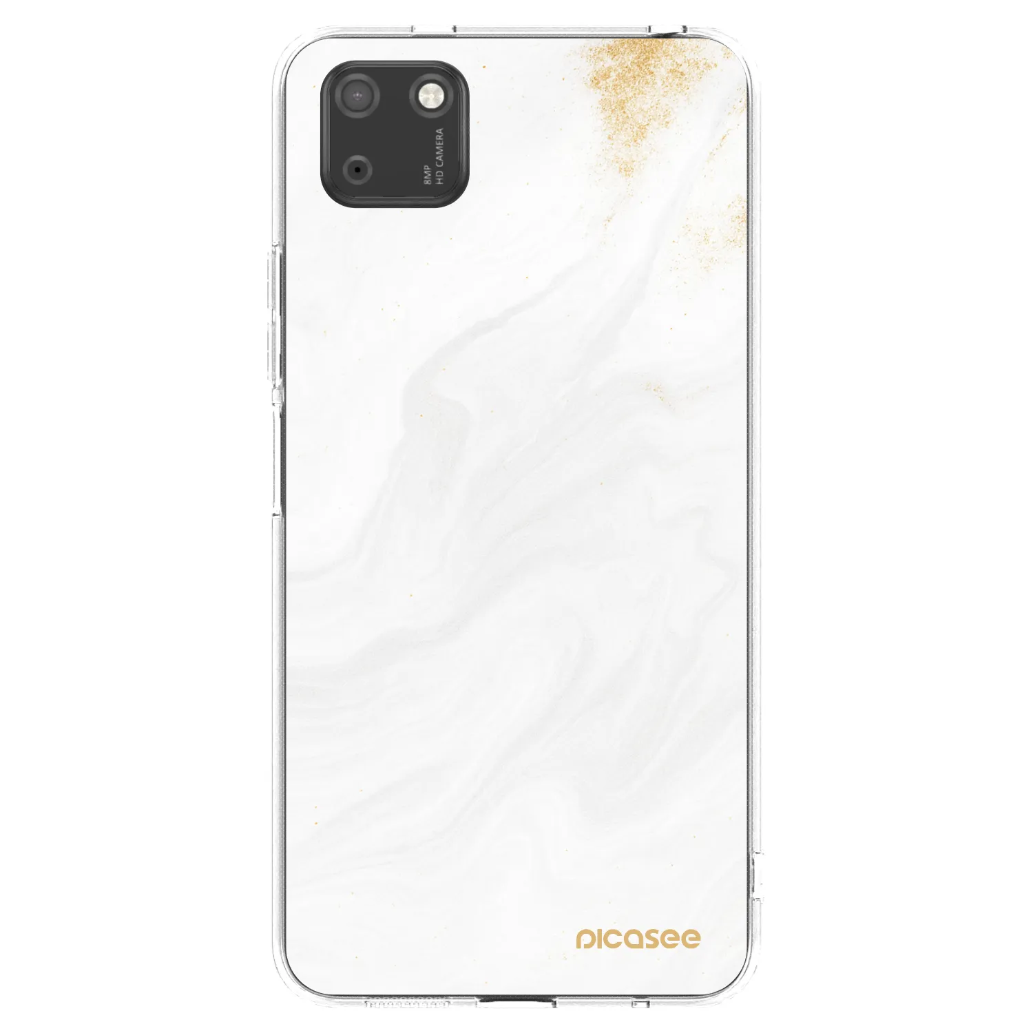 Picasee silikonski prozorni ovitek za Huawei Y5P - White