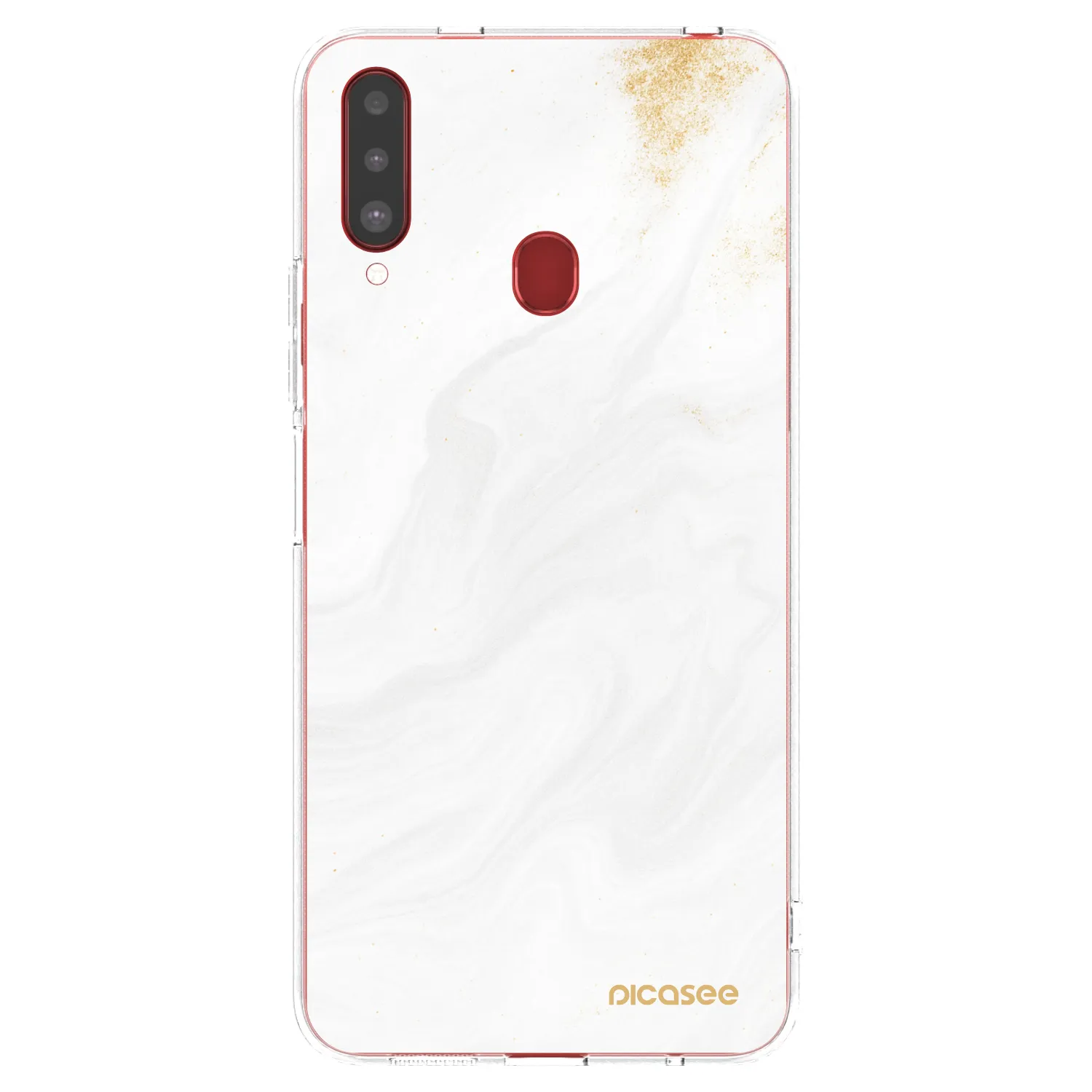 Picasee silikonski prozorni ovitek za Samsung Galaxy A20s - White