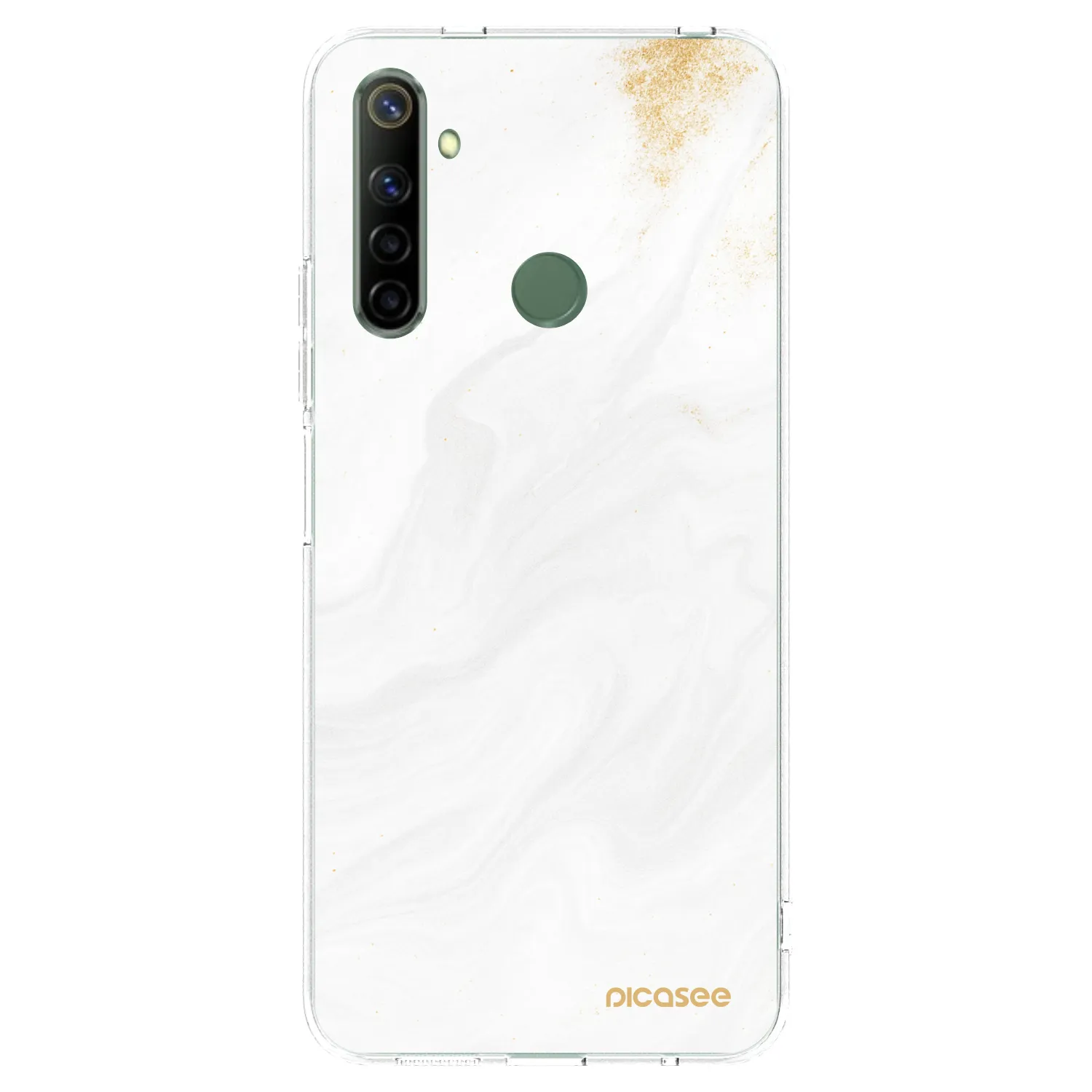 Picasee silikonski prozorni ovitek za Realme 6i - White