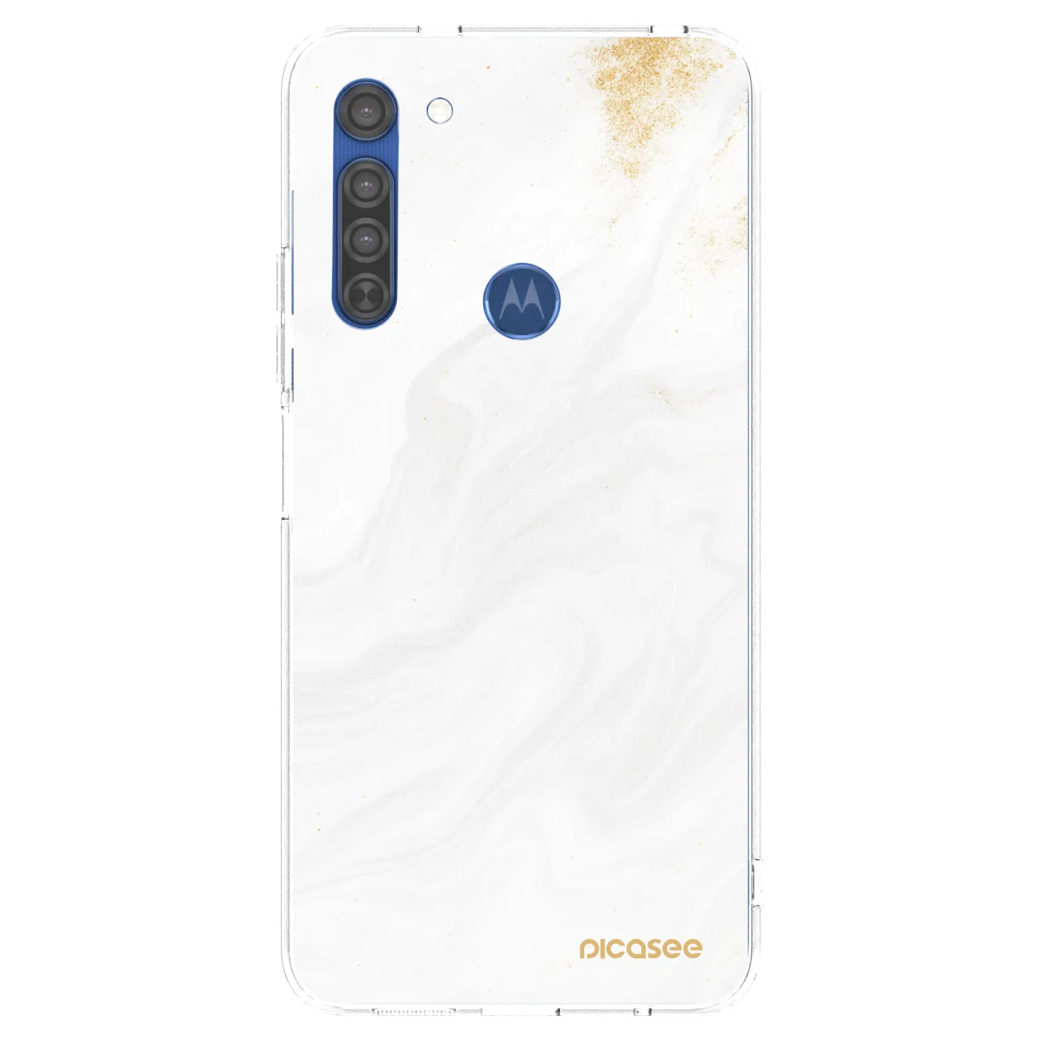 Picasee silikonski prozorni ovitek za Motorola Moto G8 - White