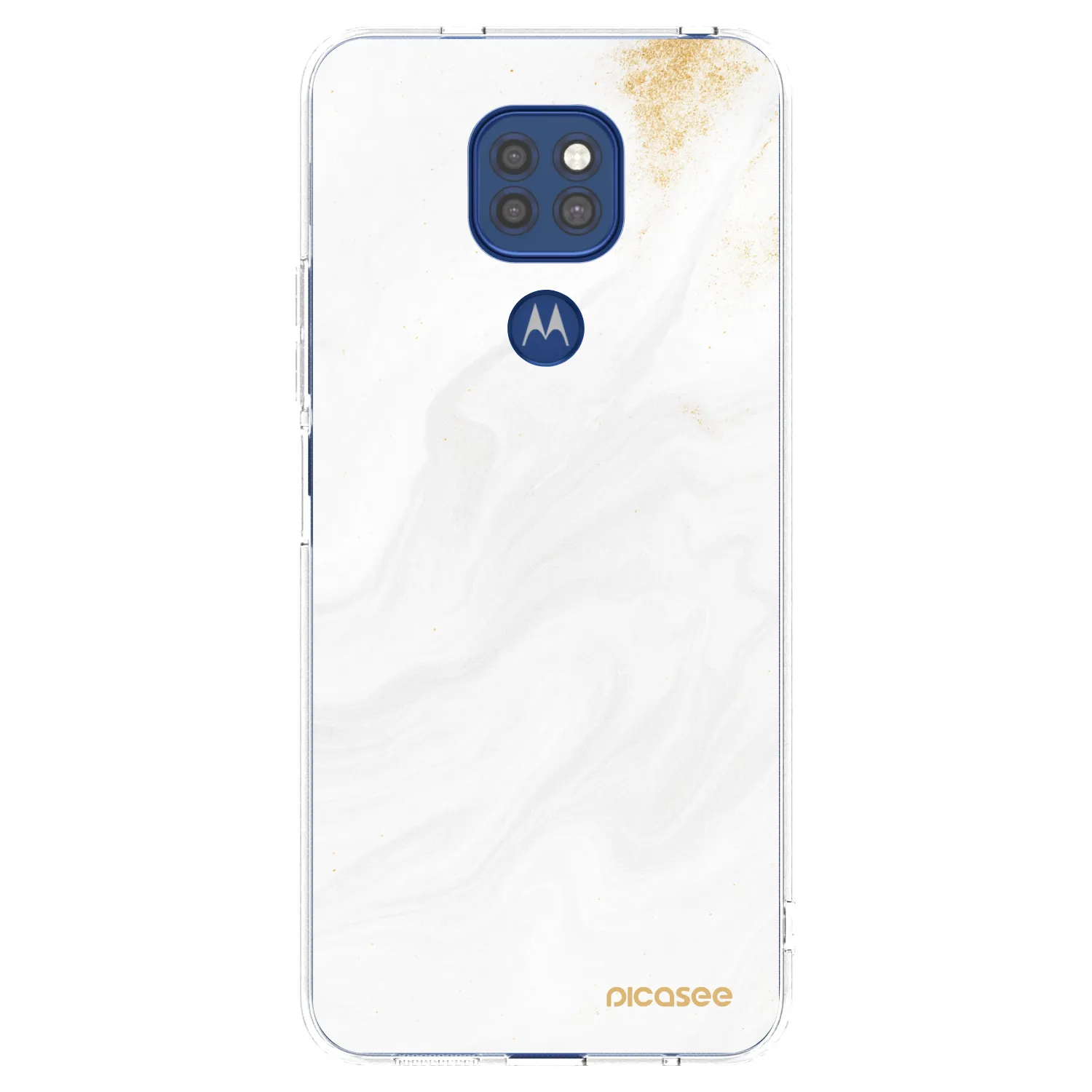 Picasee silikonski prozorni ovitek za Motorola Moto G9 Play - White