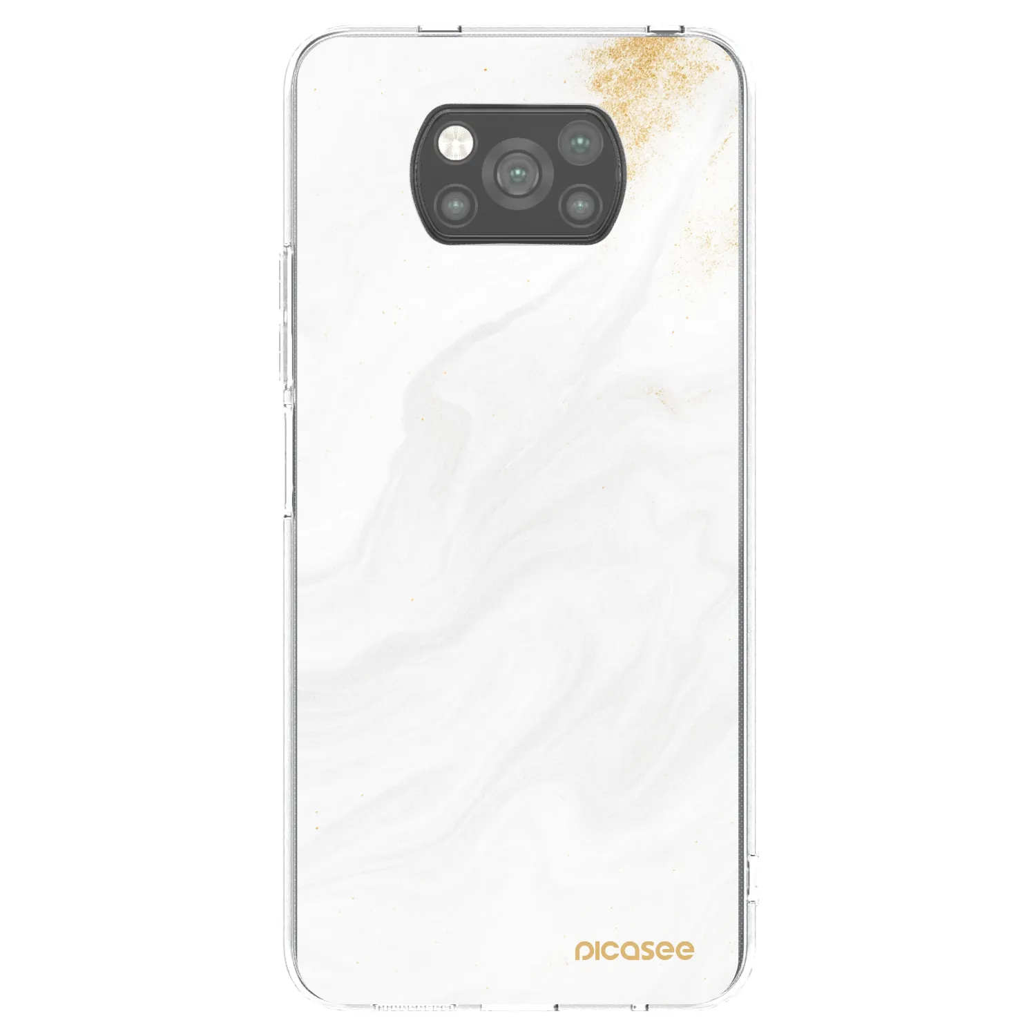 Picasee silikonski črni ovitek za Xiaomi Poco X3 Pro - White