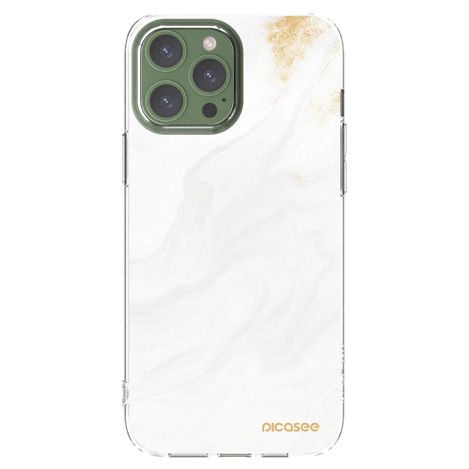 Picasee silikonski prozorni ovitek za Apple iPhone 13 Pro Max - White