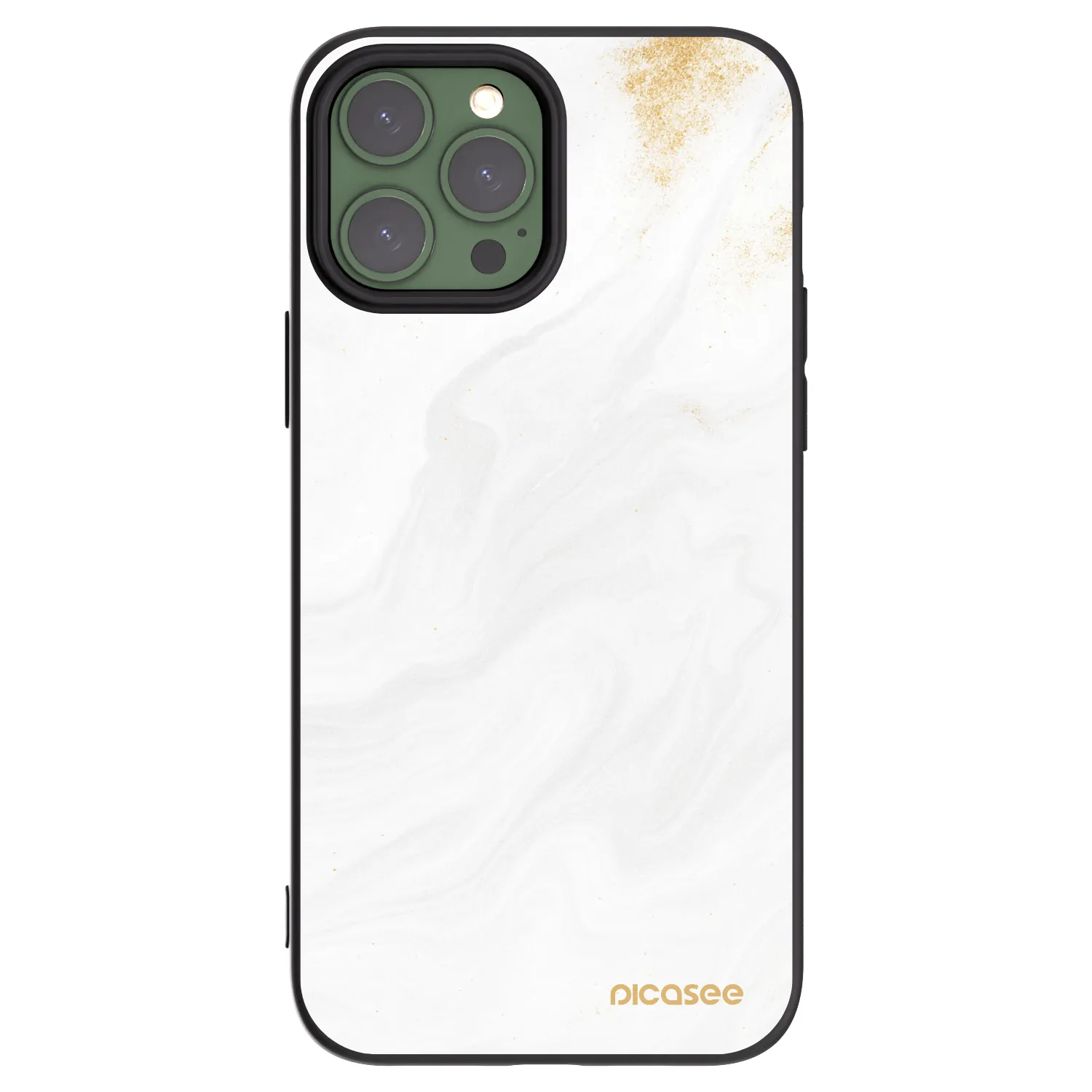 Picasee silikonski črni ovitek za Apple iPhone 13 Pro Max - White