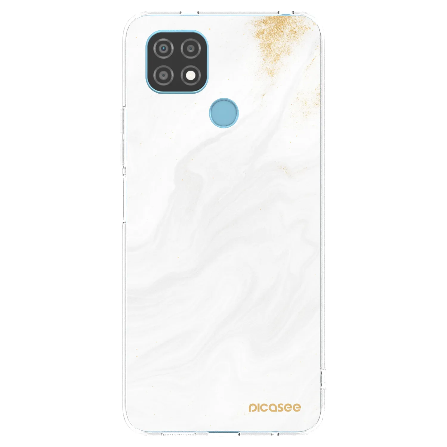 Picasee silikonski prozorni ovitek za Realme C21 - White